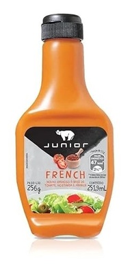 Combo Molhos Junior Salada Frascos Italian Caesar French - imagem 4