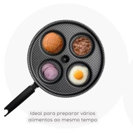 Frigideira 4 Divisórias: Cozinhe Tudo Junto! - imagem 2