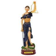 Dama da Justiça em Resina 23cm - Decore com Simbolismo Jurídico - imagem 1