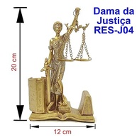 Dama da Justiça Estatueta Decorativa - Themis com Porta Lápis para Advogados e Escritórios - imagem 2