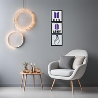 Kit Quadros BTS Army - Decore com Estilo K-pop e Dorameira em Roxo - imagem 3