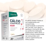 Cálcio Citrato Malato K2 D3 Lauton: Ossos Fortes e Imunidade Turbinada (60 Cápsulas) - imagem 3