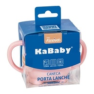 Caneca Porta Lanches KaBaby Rosa - Segura, Estilosa e Livre de BPA - imagem 4