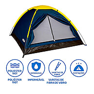 Barraca 2 Pessoas + Colchão Inflável: Kit Camping Kala - imagem 2