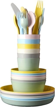 Conjunto Kalas da IKEA - Talheres Infantis Seguros e Coloridos para Refeições Divertidas - imagem 2