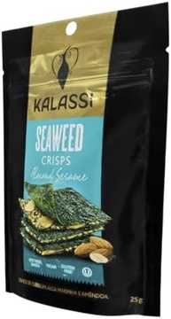 Kalassi Snack Gergelim Alga Marinha E Amêndoa Sem Glúten Sachê 25G - imagem 4