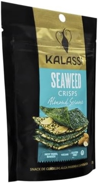Kalassi Snack Gergelim Alga Marinha E Amêndoa Sem Glúten Sachê 25G - imagem 3