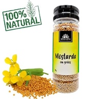 Mostarda Amarela grãos 100% Natural frasco 90g Kampo Ervas - imagem 2