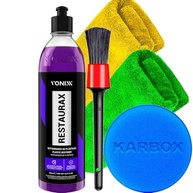 Kit Restaurax Vonixx 500ml: Revitalize Plásticos e Renove seu Carro com Toalhas Karbox - imagem 2
