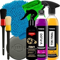 Kit Completo Lavagem e Polimento Moto: Shampoo, Cera, Limpador e Acessórios Vonixx & Karbox - imagem 2