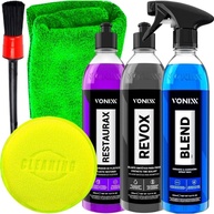 Kit Completo Vonixx: Blend Spray, Revitalizador Restaurax, Selante Revox e Acessórios Karbox - imagem 1