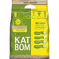 Katbom Capim Limão: Areia para Gatos Natural e Biodegradável - imagem 1