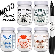 Conjunto com 10 Potes Kawaii para Armazenar Leite Materno e Papinhas com Graduação - imagem 3