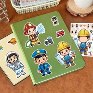 8 Adesivos Kawaii Worker: Crie Rostos e Personalize Tudo! - imagem 2