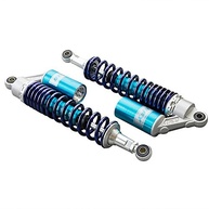 Amortecedores Traseiros Moto 375mm Universal - Conforto e Segurança para Yamaha, Honda, Suzuki, Kawasaki - imagem 4