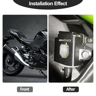 Capa Protetora Cilindro Mestre Freio Traseiro Kawasaki Ninja 500 Z500 (Alumínio CNC Preto) - imagem 4