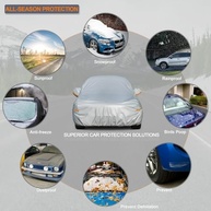 Capa de Carro Kayme 6 Camadas Impermeável para Station Wagon - Proteção Total All-Climate - imagem 5