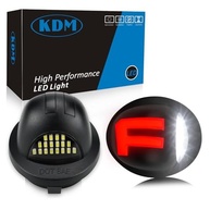 Luz de Placa LED Neon OLED Vermelho "F" KDM - Compatível com Ford F150, Ranger, Explorer e Mais - imagem 2