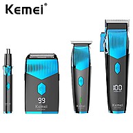 Kemei: Kit Cortador de Cabelo 4 em 1 - imagem 1