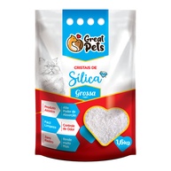 Areia Sílica Grossa Great Pets para Gatos: 2 Kits de 1,6 Kg - imagem 2
