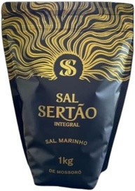 Sal Marinho Integral de Mossoró 1 Kg Sal Sertão Premium Zip Lock com Laudo - imagem 1