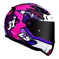 Capacete Feminino LS2 FF353 Khan Rosa Roxo Branco: Estilo, Segurança e Conforto para Você! - imagem 4