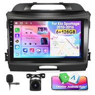 Rádio Automotivo Motorsi 6+128GB para Kia Sportage 2010-2016: Tela 22.9" Android 13, CarPlay/Android Auto Sem Fio, GPS e Câmera - imagem 2