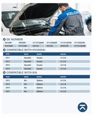 Módulo Bomba Combustível Elétrica KELOKE c/ Sensor Pressão - Hyundai Sonata / Kia Optima 2.4L - imagem 3