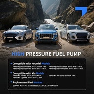 Bomba de Combustível Alta Pressão Hyundai Sonata/Accent/Tucson/Veloster e Kia Optima/Forte5/Rio (1.6L L4) - GDP404 - imagem 3