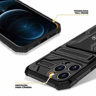 Capa iPhone 12 Gshield: Proteção Antimpacto + Kickstand - imagem 2