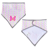 Bandana Babador Bebê Menina - Kit 4 Peças Estilosas e Protetoras | Comtac Kids - imagem 4