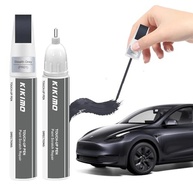 KIKIMO Kit de Tinta de Retoque Tesla Cinza Furtivo (PN01) - Reparo de Arranhões 2 em 1 com Ponta de Caneta e Pincel - imagem 2