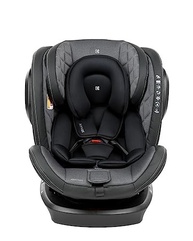 Cadeira Auto Kikkaboo Stark Isofix 360° Grupo 0+/1/2/3 (0-36kg) Cinza Escuro - Segurança e Conforto Giratório - imagem 4