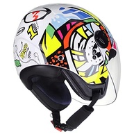 Capacete Aberto Peels Freeway King Branco/Color - Estilo e Segurança na Sua Moto - imagem 4