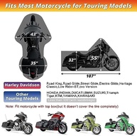 Capa Premium para Moto Harley Davidson: Proteção Total para Road King, Street Glide e Mais (Preta/Cinza) - imagem 3