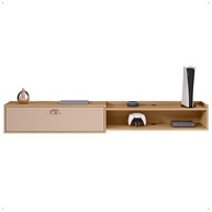 Rack Bancada Suspensa 1.8m Home Supremo King - Estante Moderna para TV até 70" com Porta e Nichos - imagem 1