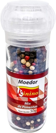 MOEDOR MIX DE PIMENTAS KININO 50G - imagem 1