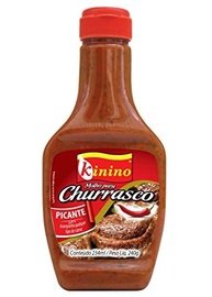 MOLHO PARA CHURRASCO PICANTE KININO 234ML - imagem 1
