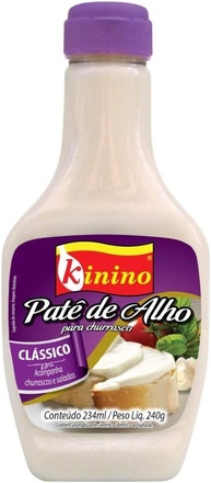 PATE DE ALHO KININO 234ML - imagem 1
