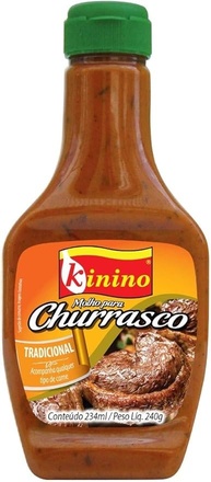 MOLHO PARA CHURRASCO TRADICIONAL KININO234ML - imagem 1
