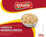 KiSabor Farinha De Mandioca Grossa Kisabor 500 Gramas - imagem 2