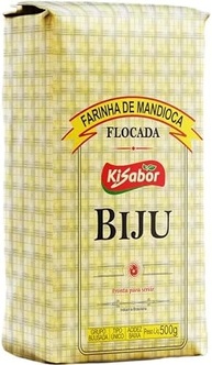 KiSabor Farinha De Mandioca Biju Kisabor 500 Gramas - imagem 1