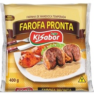 KiSabor Farofa Pronta Com Tempero Kisabor 400 Gramas - imagem 1