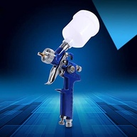 HVLP Kit Pistola de Pulverização Azul 0.8mm - Sistema de Alimentação por Gravidade para Pintura Profissional - imagem 3