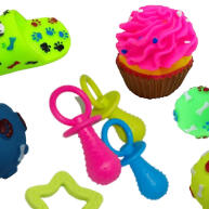 Kit 10 Brinquedos Mordedores para Cachorro Filhote Anti Estresse - imagem 1