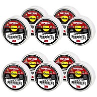 Kit 10 Fitas Isolantes Imperial Branca 18mm 10m 750V 3M - imagem 1