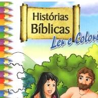 Kit 10 Livros de Histórias Bíblicas para Ler e Colorir – Aprendizado Divertido para Crianças - imagem 1