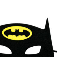 Kit 10 Máscaras Batman EVA para Festas Infantis – Diversão Garantida! - imagem 1