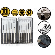 Kit 11 Chaves de Precisão Fertak: Ferramenta Essencial para Eletrônicos - imagem 1