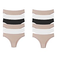 Kit 12 Calcinhas Tanga de Algodão: Conforto e Estilo no Dia a Dia - imagem 1